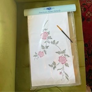 True Vintage 🌸 12x20 floral Quality laser cut stencils paint flower flowers